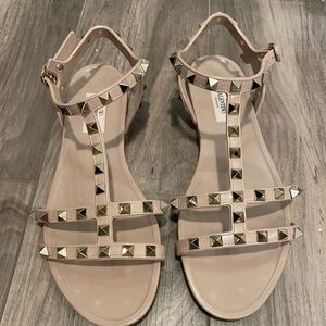 Authentic Rockstud Valentino Jelly Flat